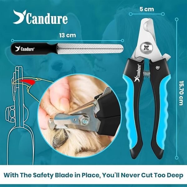 Candure Dog & Pet Nail Clipper (Large to Medium) - Image 2