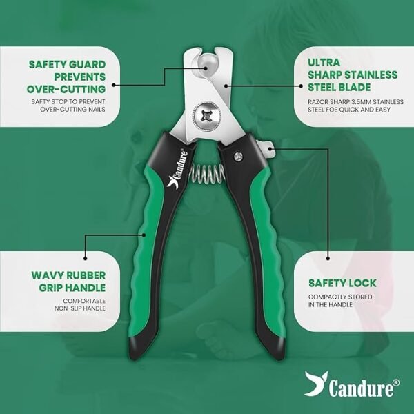 Candure Dog & Cat Nail Clipper (Medium to Small) - Image 2