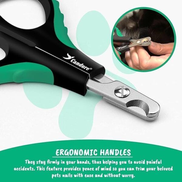 Candure Cat Nail Clippers Stainless - Image 3