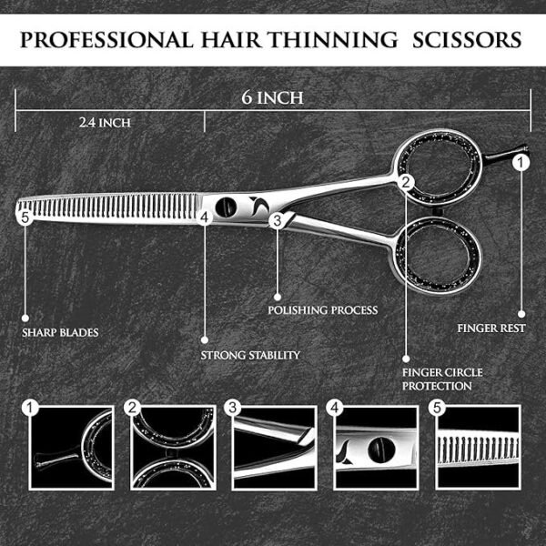 Teeth Scissors Stainless Steel - Image 4