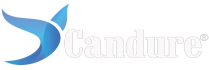 Candure white logo